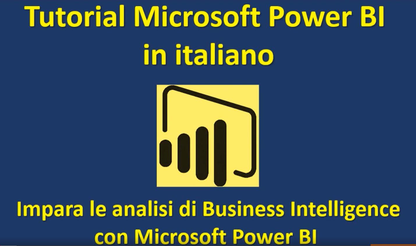 Tutorial in italiano per utilizzare Microsoft Power BI per la business ...